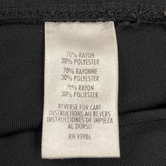 Petite Sophisticate Black High Rise Dress Pants Large 15 waist and inseam is 28 - Picture 6 of 6